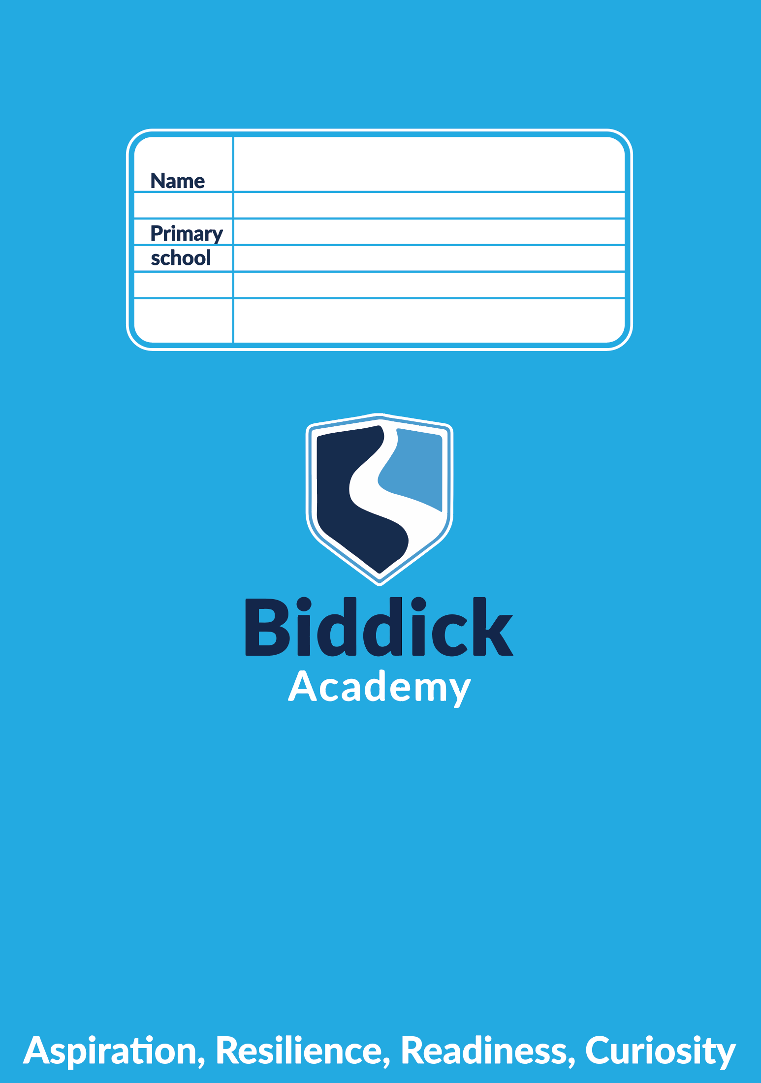 Biddick Academy — A Year 7 transition book that welcomes 1,000 new students every September
