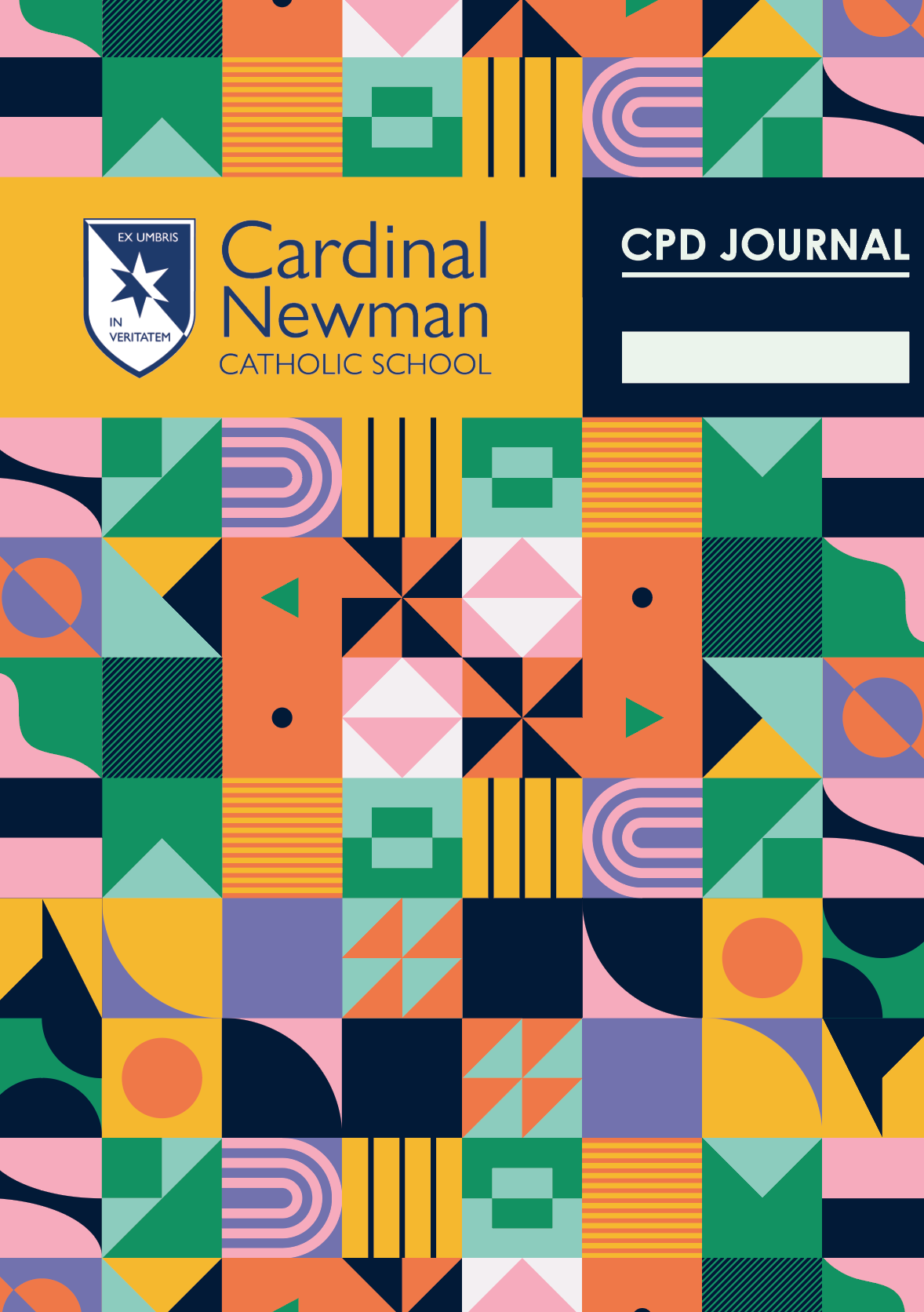 Cardinal Newman — A CPD journal with the school's full Teaching and Learning Handbook baked into the front