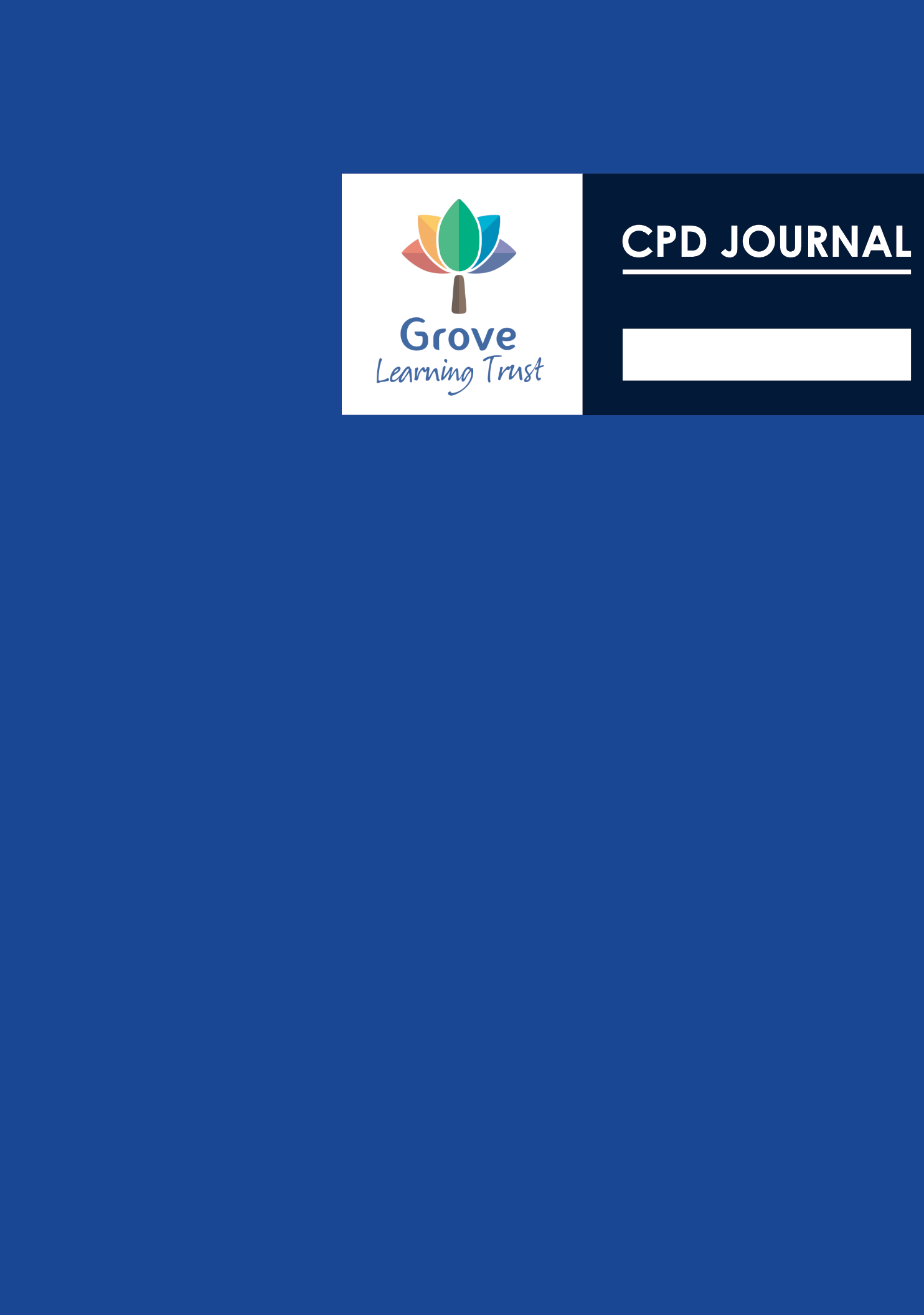 Grove School — A CPD reading journal built around reflection, implementation, and professional learning