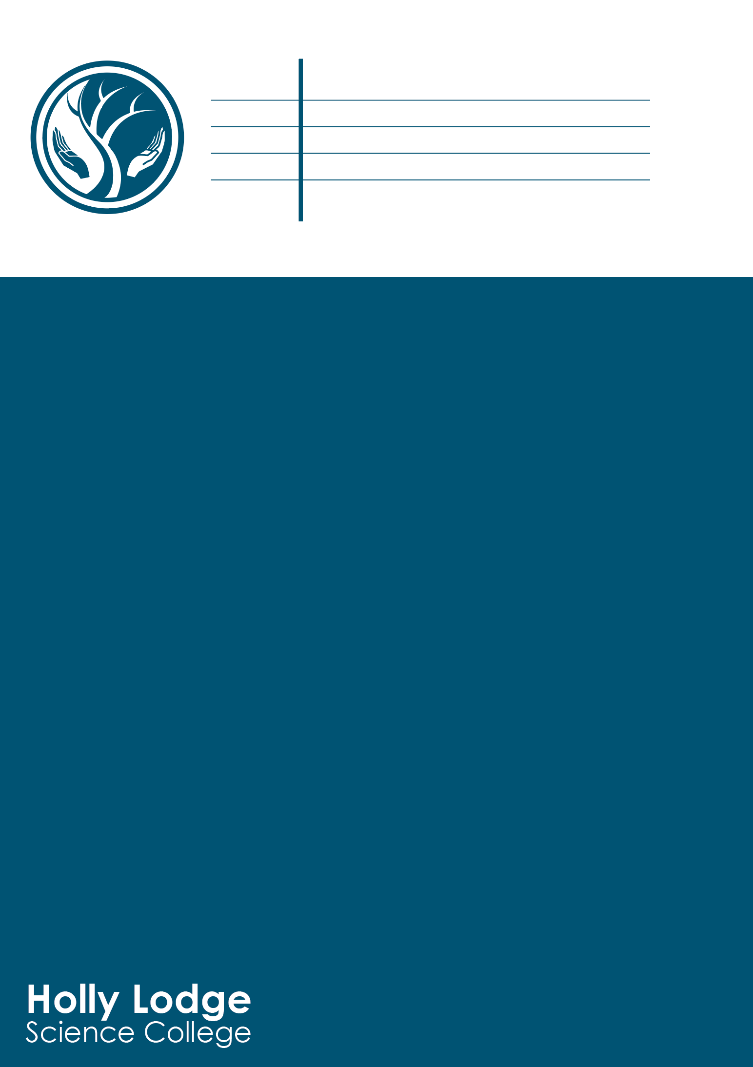 Holly Lodge Science College — A cross-curricular exercise book built around feedback, resilience, and independent learning