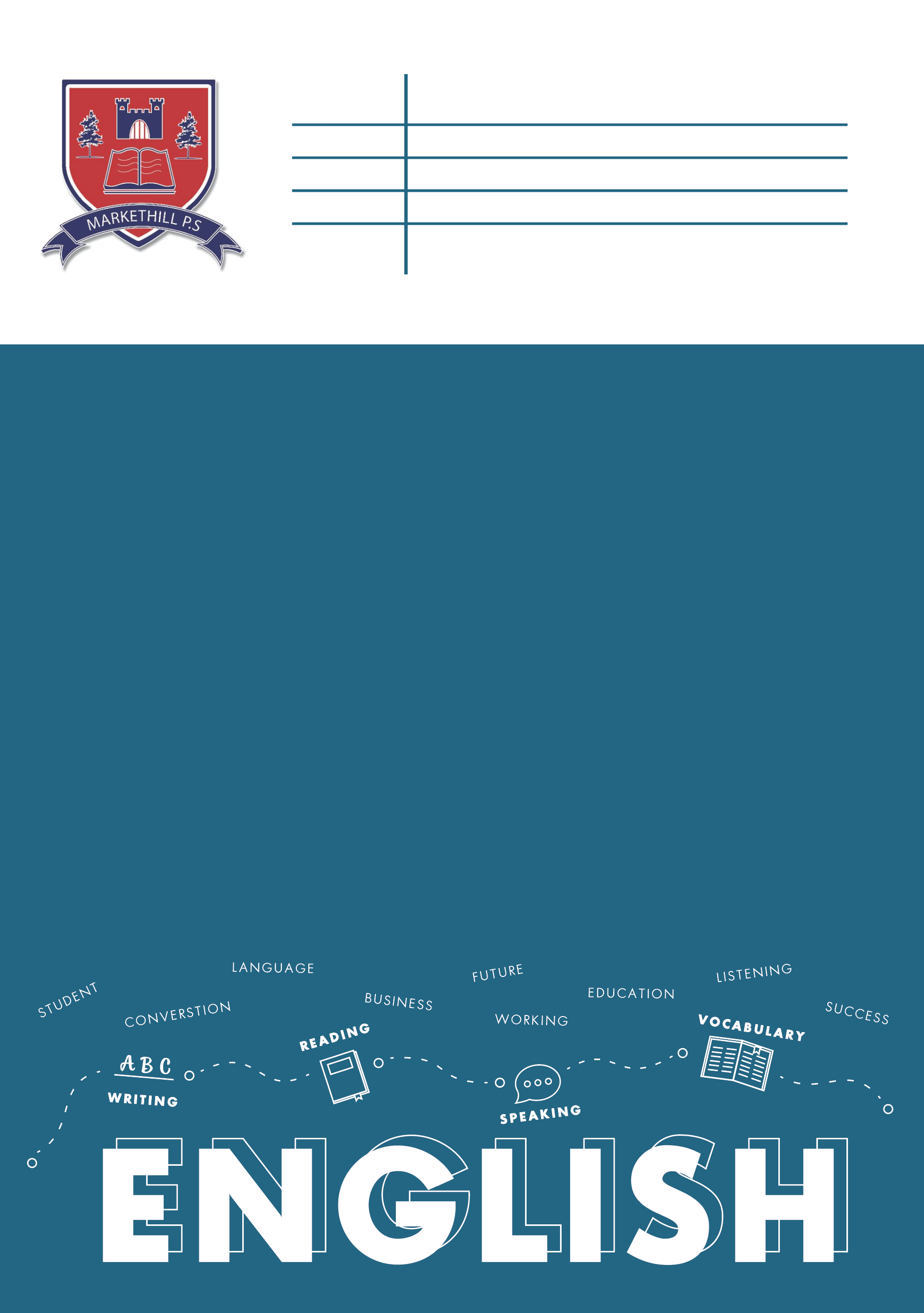Market Hill Primary School — An English workbook built around literacy, spelling, and growth mindset learning